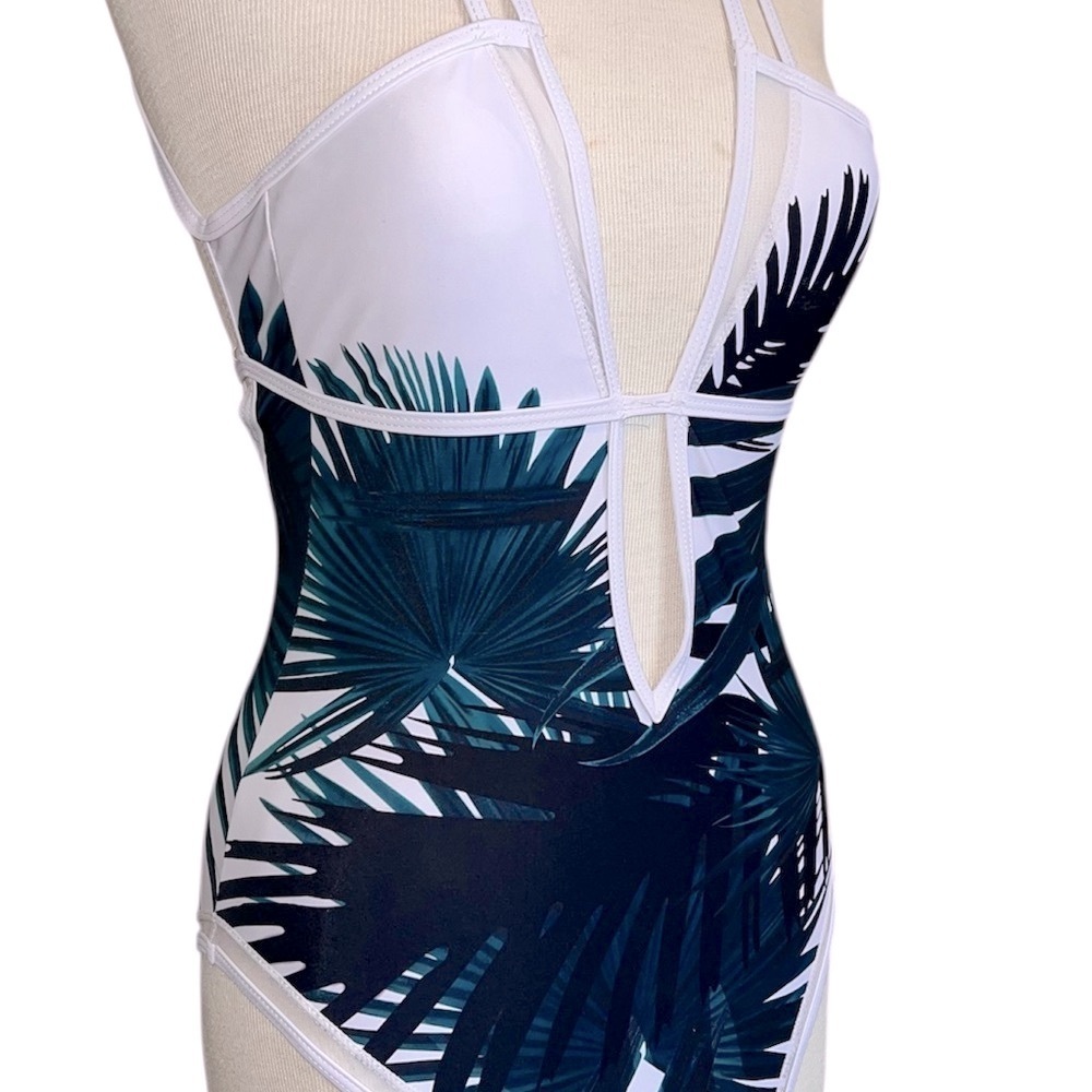 Tropical Palm Women’s Swimwear - Picture 10 of 11
